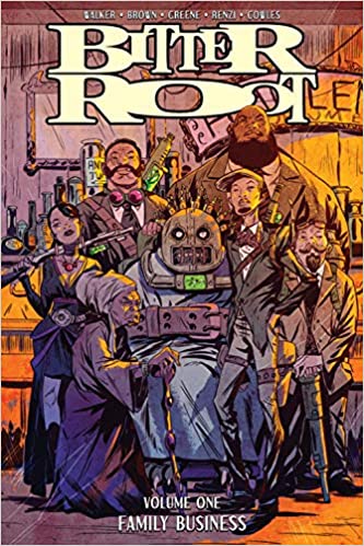 May's Teen Book Club pick is the graphic novel Bitter Root vol. 1: Family Business by David F. Walker