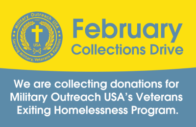 February Collection Drive logo