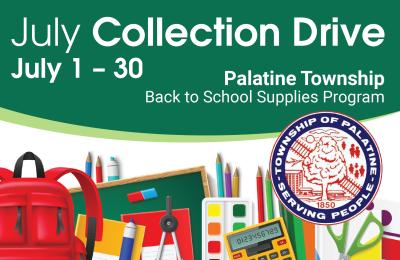 July Collection Drive School Supplies