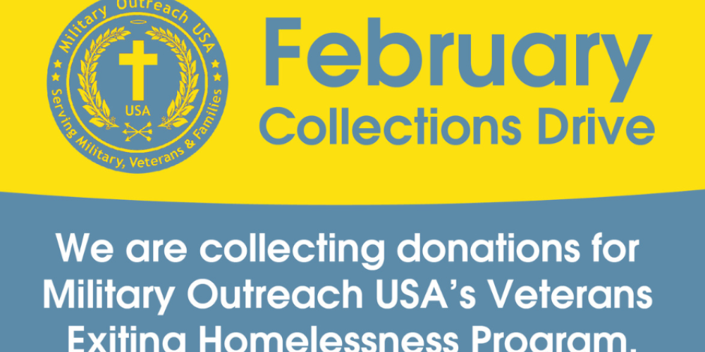 February Collection Drive logo