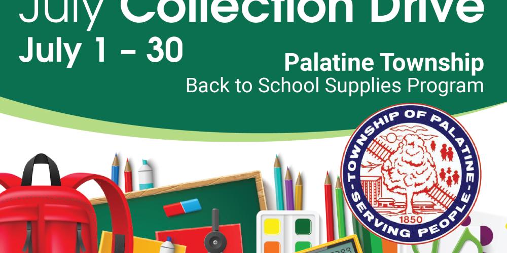 July Collection Drive School Supplies