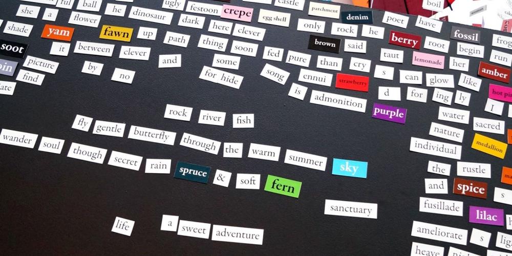 Word Magnet Poetry