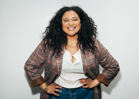 Michelle Buteau smiling