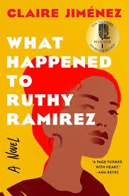 image: brown girl with red hair on yellow background. Text: What happened to ruthy ramirez by claire jimenez